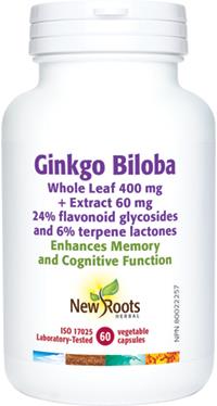 New Roots Ginkgo Biloba 120 Capsules | YourGoodHealth