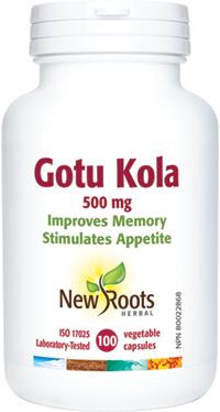 New Roots Gotu Kola 100 Capsules | YourGoodHealth