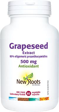 New Roots Grapeseed Extract 500 mg 60 Capsules | YourGoodHealth