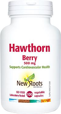 New Roots Hawthorn Berry 500 mg 100 Capsules | YourGoodHealth