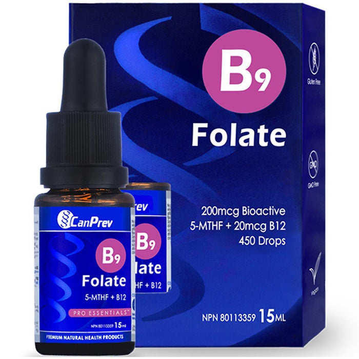 CanPrev B9 Folate 200mcg Drops | YourGoodHealth