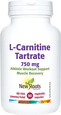 New Roots L-Carnitine Tartrate 750 mg 90 capsules | YourGoodHealth