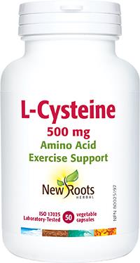 New Roots L-Cysteine 500 mg 50 Capsules | YourGoodHealth