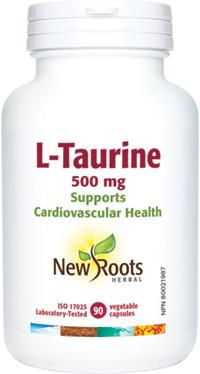 New Roots L-Taurine 500 mg 90 Capsules | YourGoodHealth