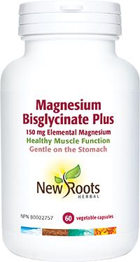 New Roots Magnesium Bisglycinate Plus 60 caps | YourGoodHealth