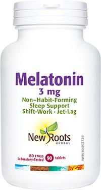 New Roots Melatonin 3 mg 60 Tablets | YourGoodHealth