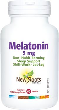 New Roots Melatonin 5 mg 60 Tablets | YourGoodHealth