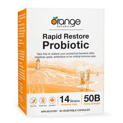 Orange Naturals Rapid Restore Probiotic 50 Billion 60 | YourGoodHealth