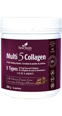 New Roots Multi 5 Collagen 200 g + Organic Cocoa | YourGoodHealth