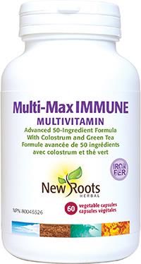 New Roots Multi Max Immune Multivitamin 60 Capsules | YourGoodHealth