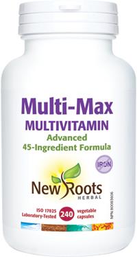 New Roots Multi Max Multivitamin 240 Capsules | YourGoodHealth