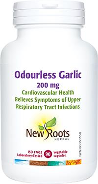 New Roots Odourless Garlic 200 mg 90 capsules | YourGoodHealth