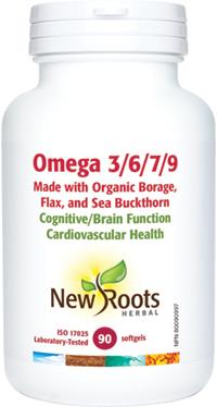 New Roots Omega 3/6/7/9 90 Capsules | YourGoodHealth