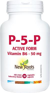 New Roots P-5-P Active B6 50 mg 30 Capsules | YourGoodHealth