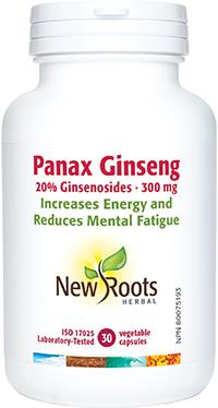 New Roots Panax Ginseng 30 Capsules | YourGoodHealth