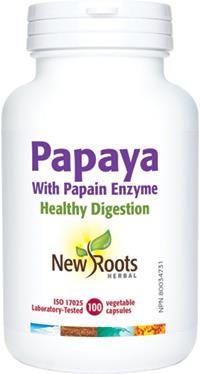 New Roots Papaya 100 Capsules | YourGoodHealth