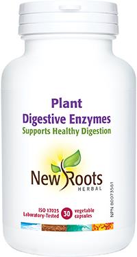New Roots Plant Digestive Enzymes 30 Capsules | YourGoodHealth