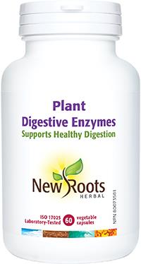 New Roots Plant Digestive Enzymes 60 Capsules | YourGoodHealth