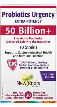 New Roots Probiotics Urgency 50 Billion 30 Capsules | YourGoodHealth