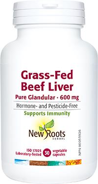 New Roots Grass-Fed Beef Liver 30 Capsules | YourGoodHealth