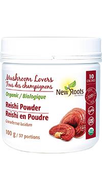 New Roots Organic Reishi Powder 100 g | YourGoodHealth 