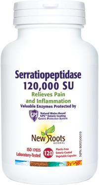 New Roots Serratiopeptidase 120,000 SU 120 Capsules | YourGoodHealth