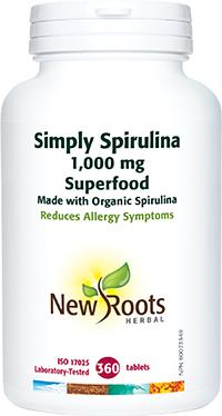 New Roots Simply Spirulina 1000 mg 360 Tablets | YourGoodHealth