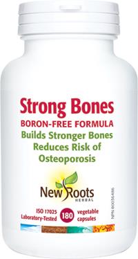 New Roots Strong Bones Boron-Free Formula 180 Capsules | YourGoodHealth