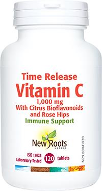 New Roots Vitamin C Time Release 1000 mg 120 Tablets | YourGoodHealth