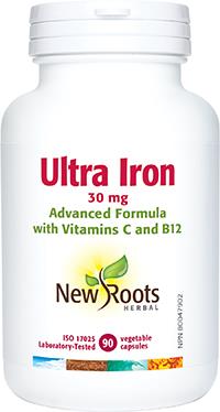 New Roots Ultra Iron 30 mg 90 Capsules | YourGoodHealth