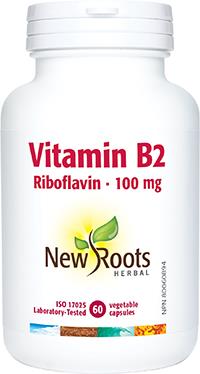 New Roots Vitamin B2 100 mg 60 Capsules | YourGoodHealth