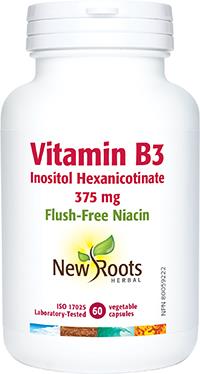 New Roots Vitamin B3 flush-free 60 Capsules | YourGoodHealth 