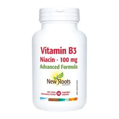 New Roots Vitamin B3 Niacin 100 mg 90 Capsules | YourGoodHealth