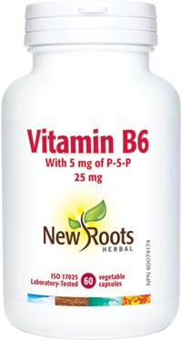New Roots Vitamin B6 60 Capsules | YourGoodHealth