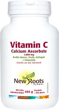 New Roots Vitamin C Calcium Ascorbate Crystals 454 g | YourGoodHealth