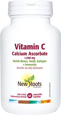 New Roots Vitamin C Calcium Ascorbate 60 Capsules | YourGoodHealth