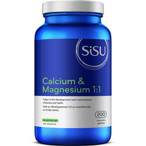 SISU Calcium & Magnesium 1:1 200 Caps | YourGoodHealth