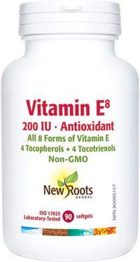 New Roots Vitamin E8 200 IU 90 Capsules | YourGoodHealth