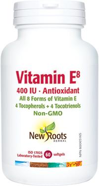 New Roots Vitamin E8 400 IU 60 Capsules | YourGoodHealth