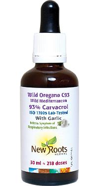 New Roots Wild Oregano C93 With Garlic 30 ml | YourGoodHealth