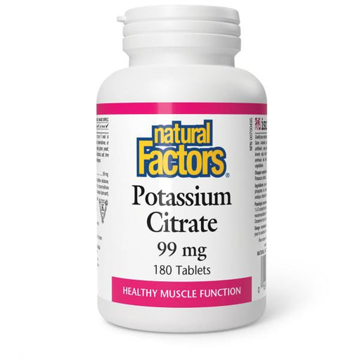 Natural Factors Potassium Citrate 90's | YourGoodHealth
