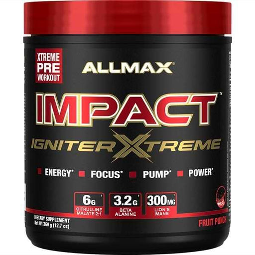 Allmax Impact Igniter Xtreme Fruit Punch | YourGoodHealth
