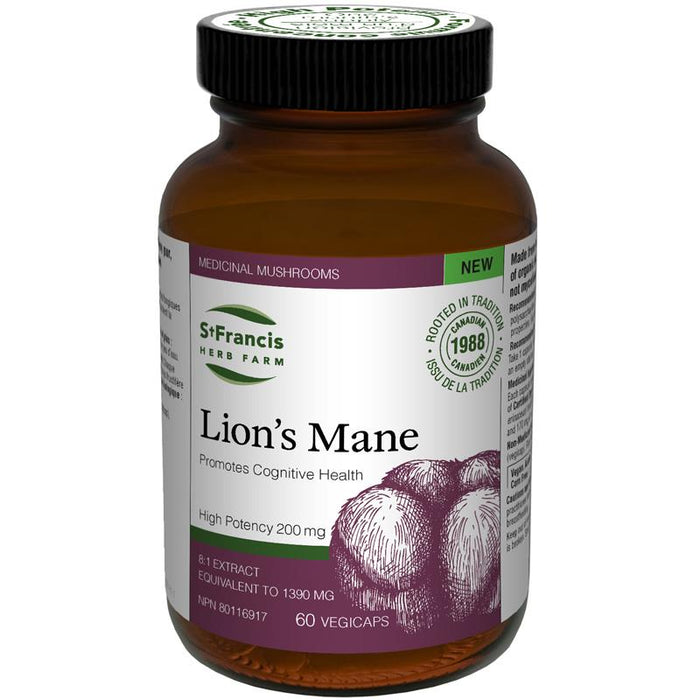 St Francis Lion's Mane 60 Capsules | YourGoodHealth