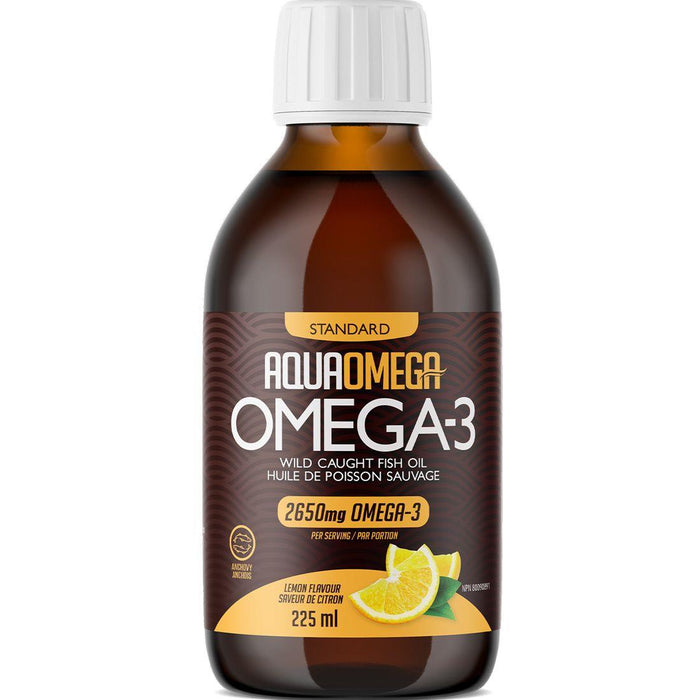 AquaOmega Omega 3 Lemon 225 ml | YourGoodHealth