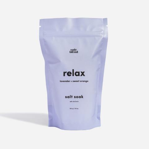 Epic Blend Relax Salt Soak 500 grams | YourGoodHealth
