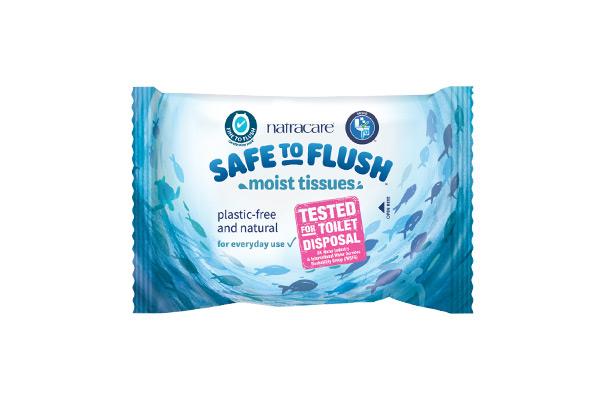 Natracare Safe to Flush Moist Tissue | YourGoodHealth