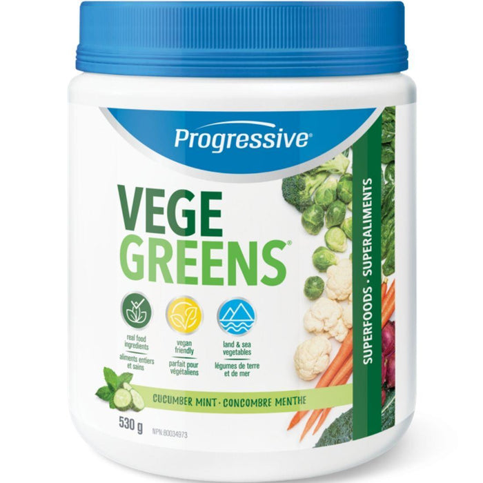 Progressive Vege Greens Cucmber Mint 530 g | YourGoodHealth