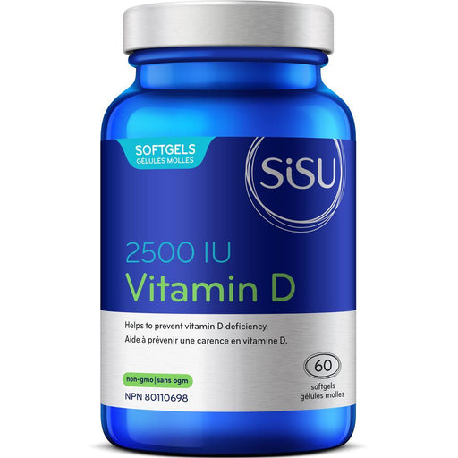 SISU Vitamin D3 2,500IU 60 softgels | YourGoodHealth