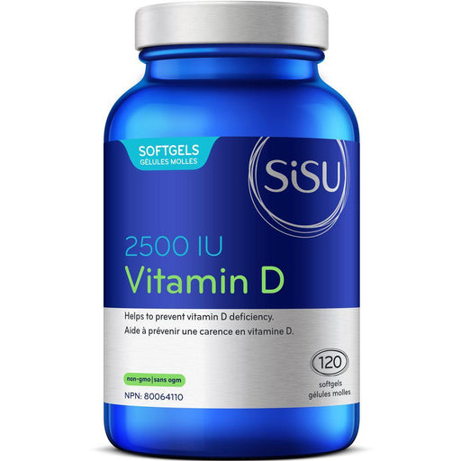 SISU Vitamin D3 2,500IU 120 softgels | YourGoodHealth