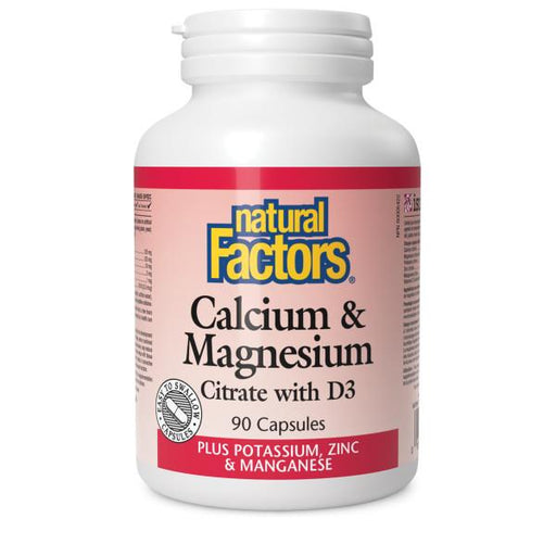 Natural Factors Calcium Magnesium 90caps | YourGoodHealth